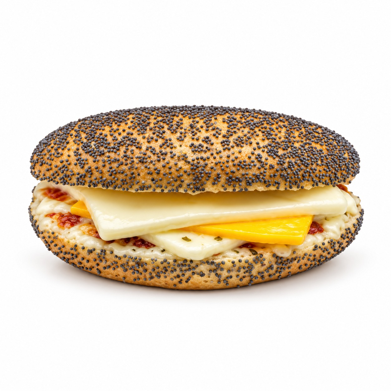 MAVİ HAŞHAŞLI DÖRT PEYNİRLİ BAGEL